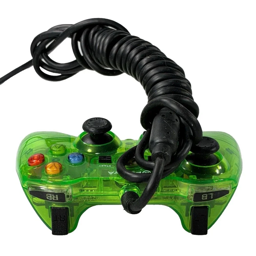 Xbox PowerA #105660-FR Mini Transparent Green Wired Controller Tested